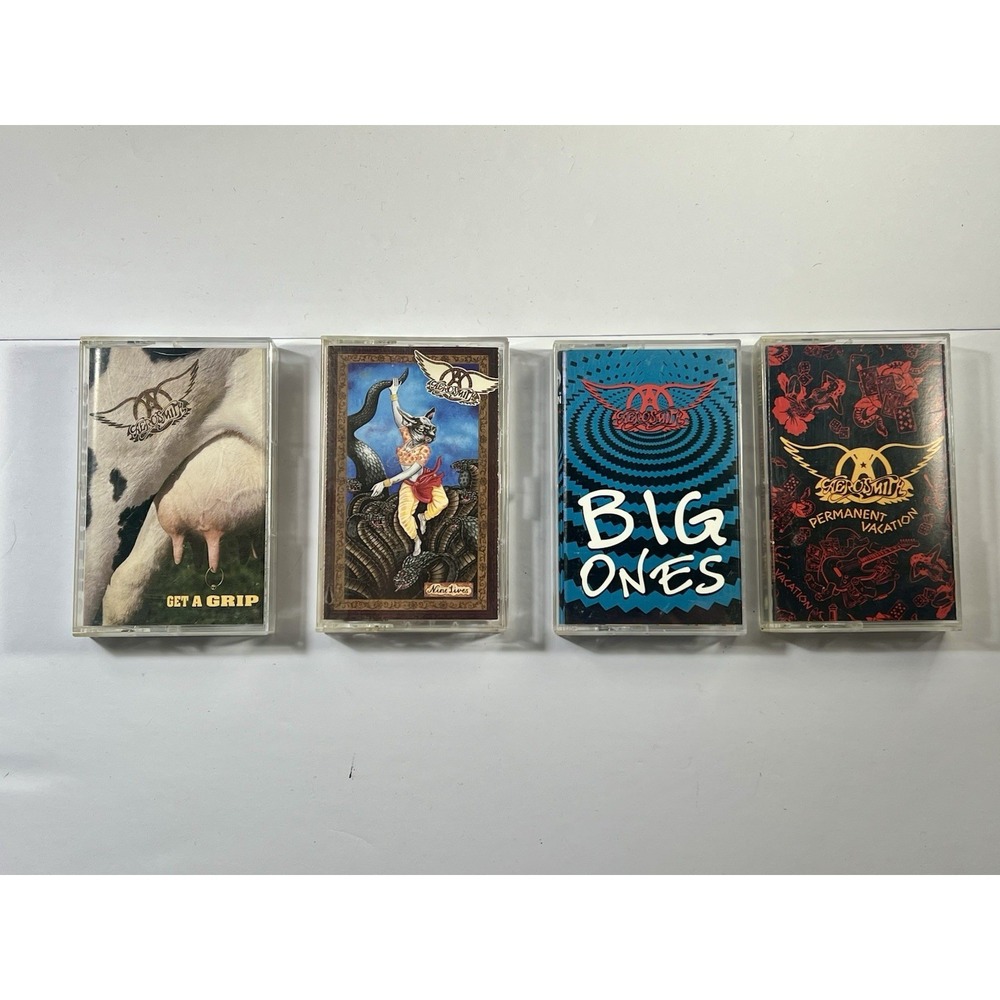 Aerosmith Cassette Tape Lot 4